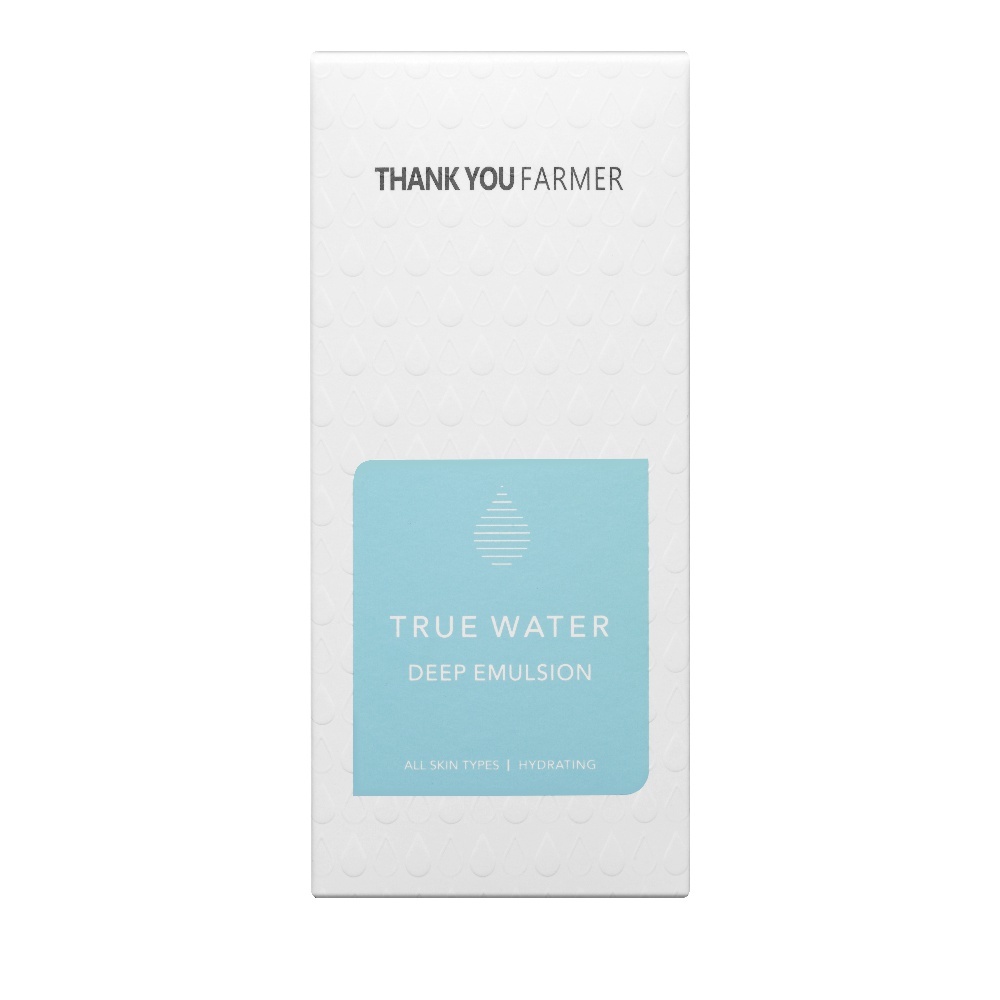 Thank You Farmer True Water Deep Emulsion Πλούσιο Ενυδατικό & Θρεπτικό Γαλάκτωμα Προσώπου, 130ml