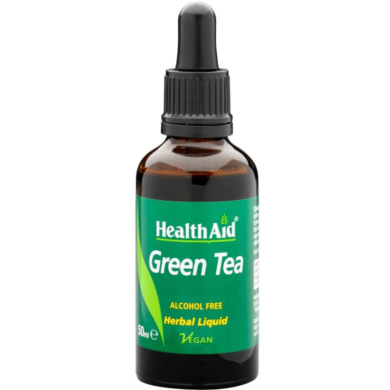 HEALTH AID Green Tea Herbal Liquid  Αντιοξειδωτικό με Πράσινο Τσάι 50ml