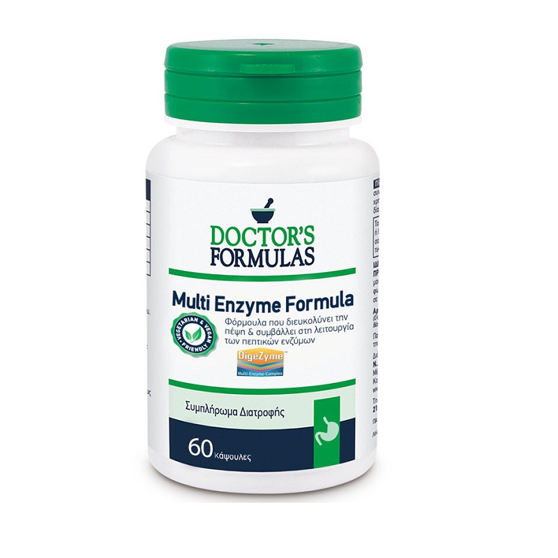 DOCTOR'S FORMULAS Multi Enzyme Formula 60 Κάψουλες