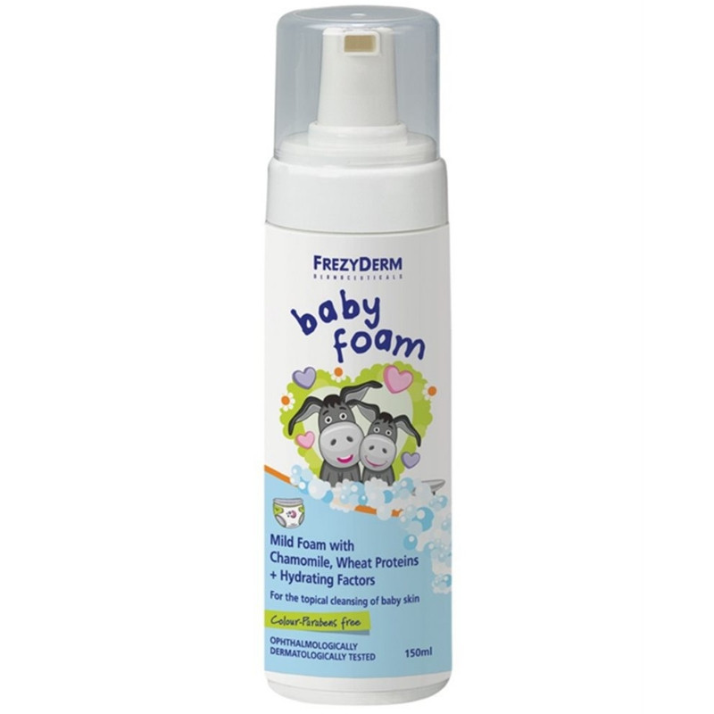 FREZYDERM Baby Foam Βρεφικός Αφρός Καθαρισμού 150ml