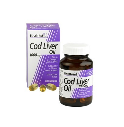 HEALTH AID COD LIVER OIL  30CAPS