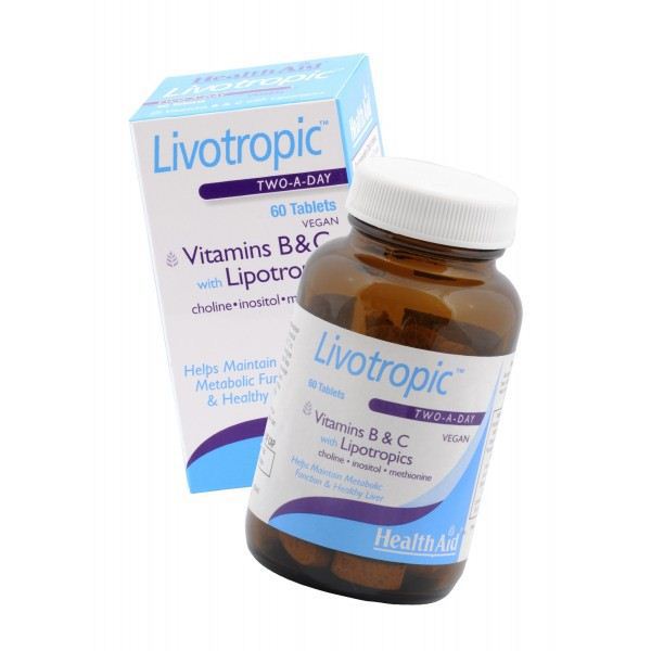 Health Aid Lipotropic with Vitamins B & C Συμπλήρωμα Διατροφής με Λιποδιαλυτική Σύνθεση, 60tabs